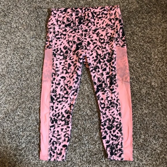 Fabletics Powerhold Cheetah Athletic Leggings - Picture 1 of 6